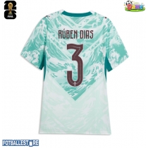 Portugal Ruben Dias #3 Bortedrakt Dame VM 2026 Kortermet